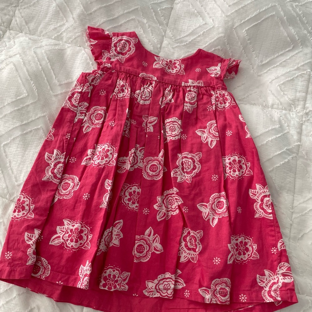 Floral Pink Baby Dress